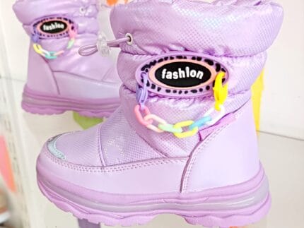 Зимові дутіки для дівчат T103105M фіолетові