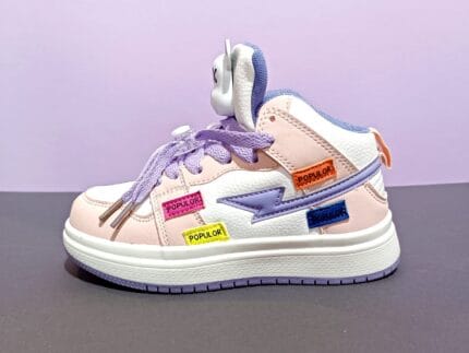 Хайтопи для дівчат 2794-4В рожеві